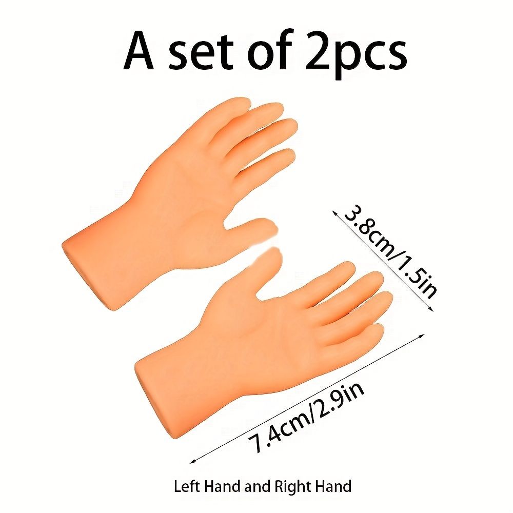 2pcs, Tease The Cat Finger Toys, Jerking The Cat Plastic Gloves Weird Creative Pet Toys, Left And Right Small Hands, Creative Small Gift, Holiday Accessory, Party Decorations Supplies