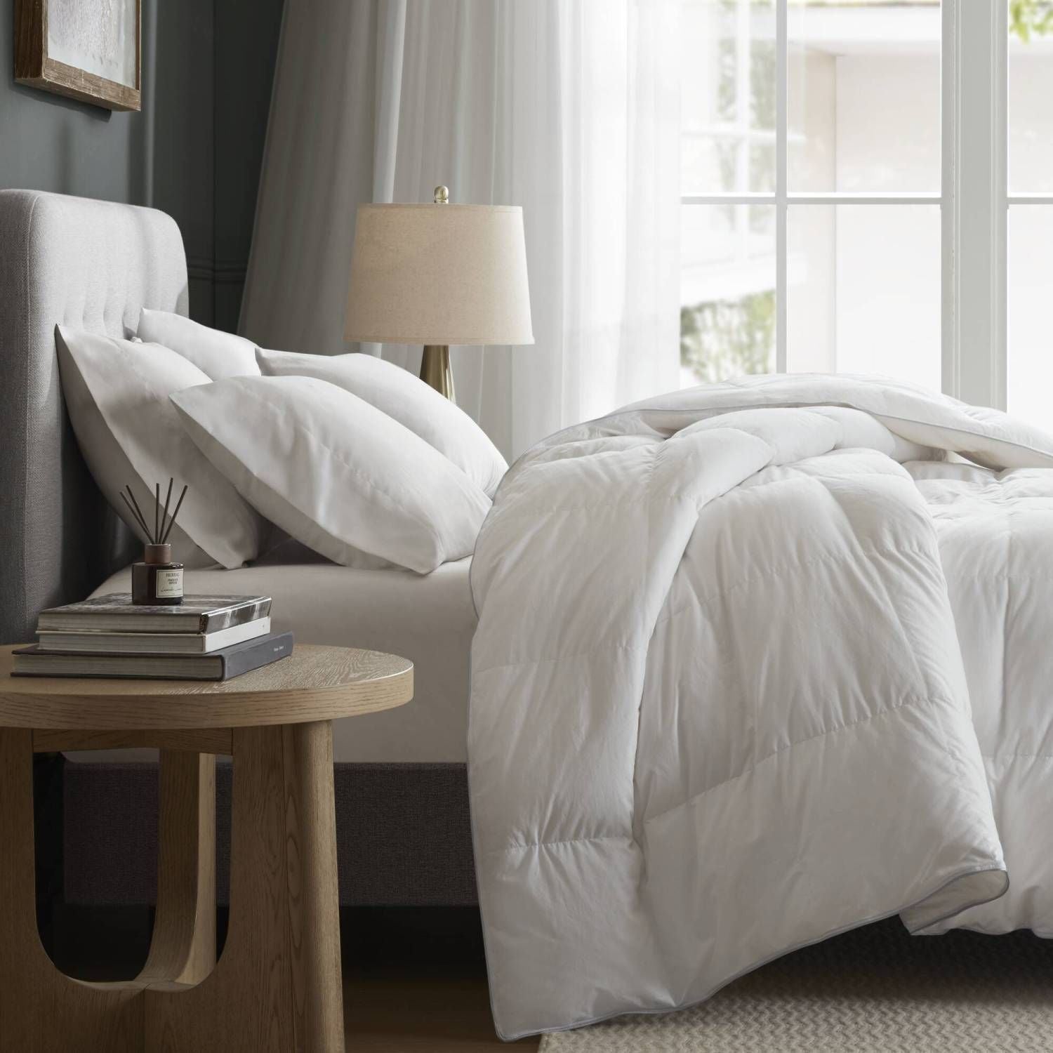 1 PC King/Cal King 100% Cotton Shell Comforter