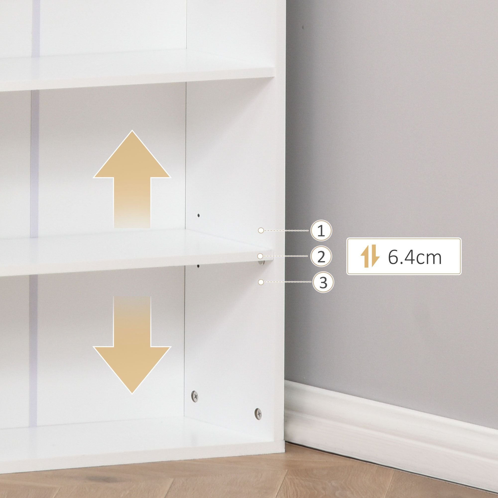 Fold Down Convertible Writing Table, Folding Desk With Blackboard & Side Shelf, Multi-Function Computer Office Workstation, White