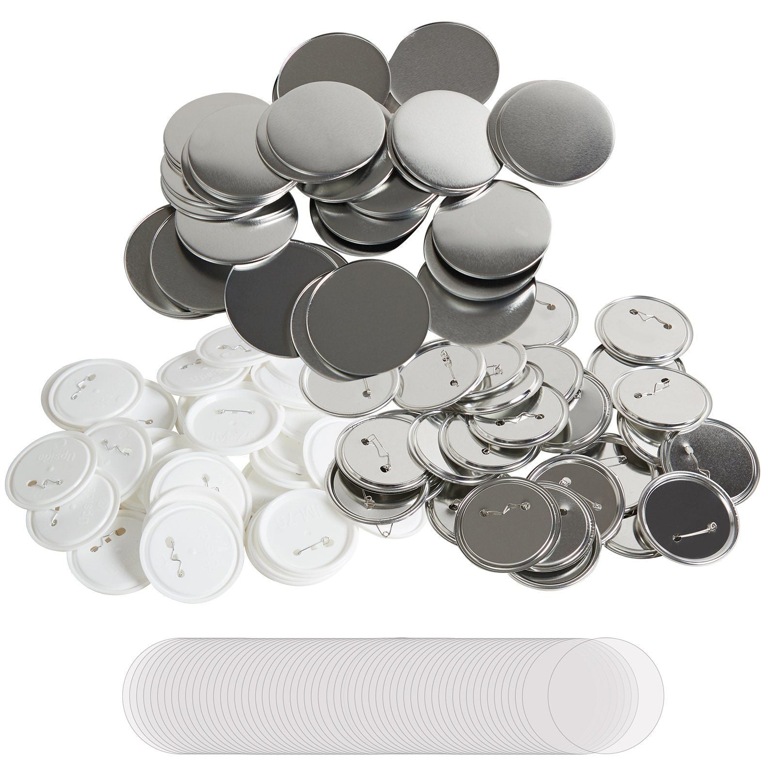 VEVOR 3" 75mm Button Badge Parts Supplies for Button Maker Machine 200 Sets