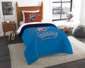 Thunder OFFICIAL NBA "Reverse Slam" Twin Printed Comforter & Sham Set