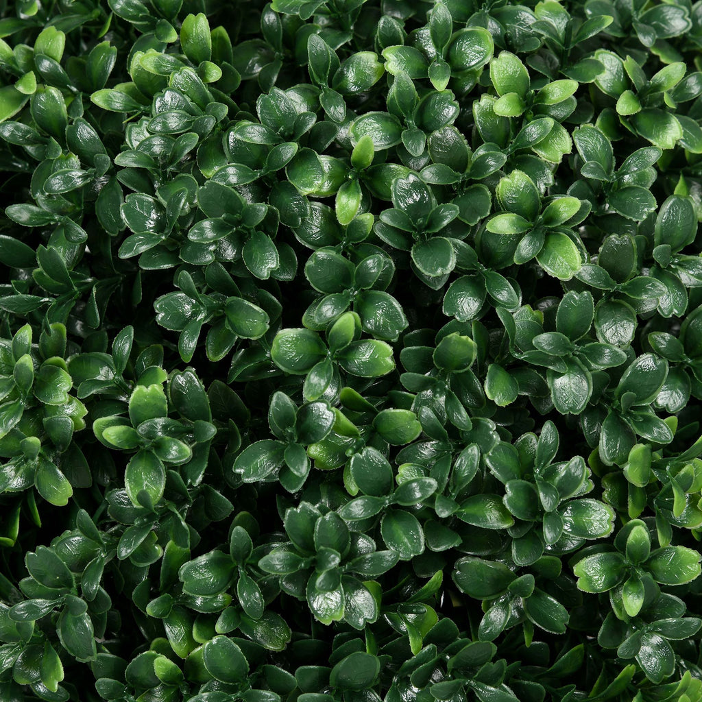 Artificial Boxwood Trees w/ Ground Stake, Set of 2 Ball Shaped Topiary Trees for Home Office & Living Room, UV Resistant