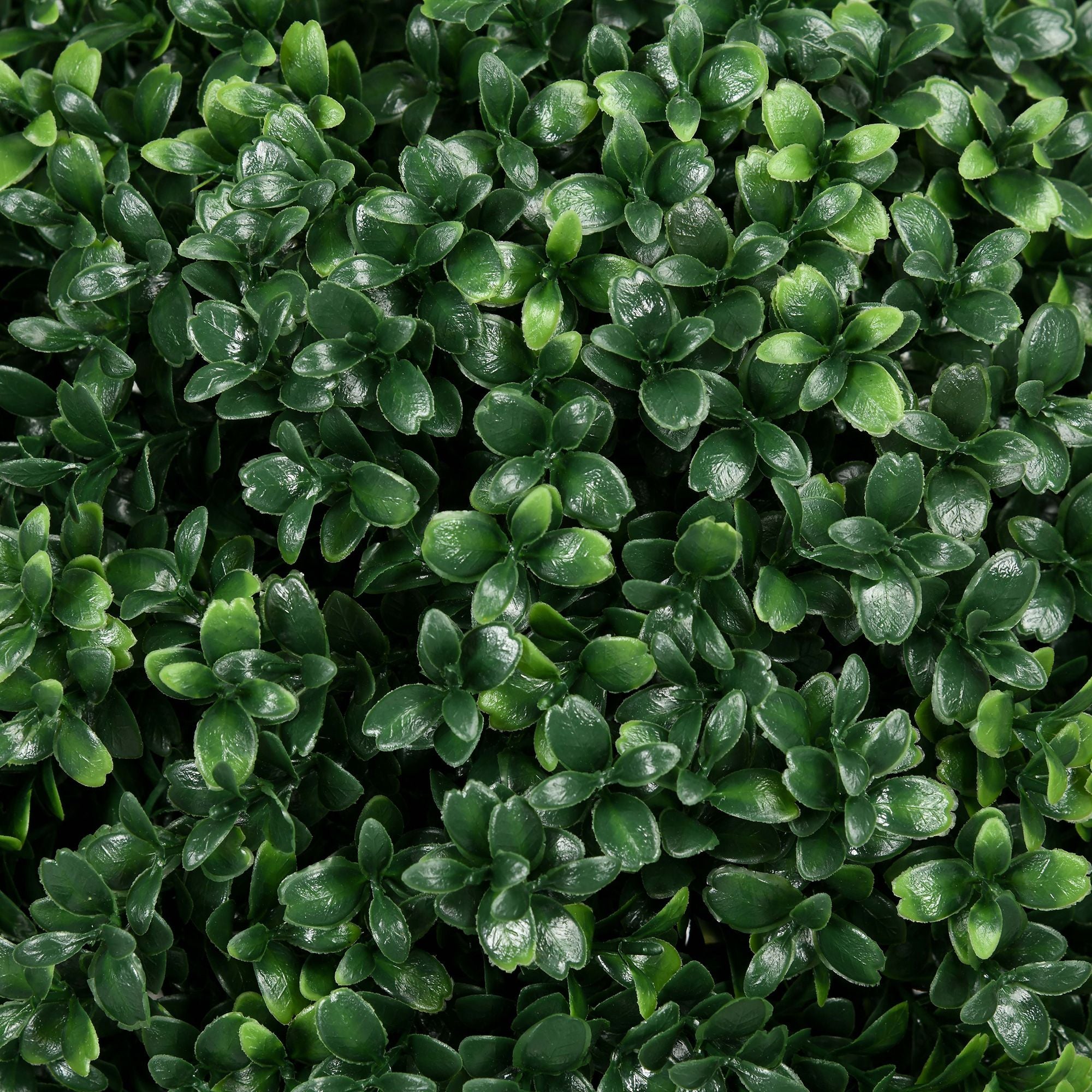 Artificial Boxwood Trees w/ Ground Stake, Set of 2 Ball Shaped Topiary Trees for Home Office & Living Room, UV Resistant