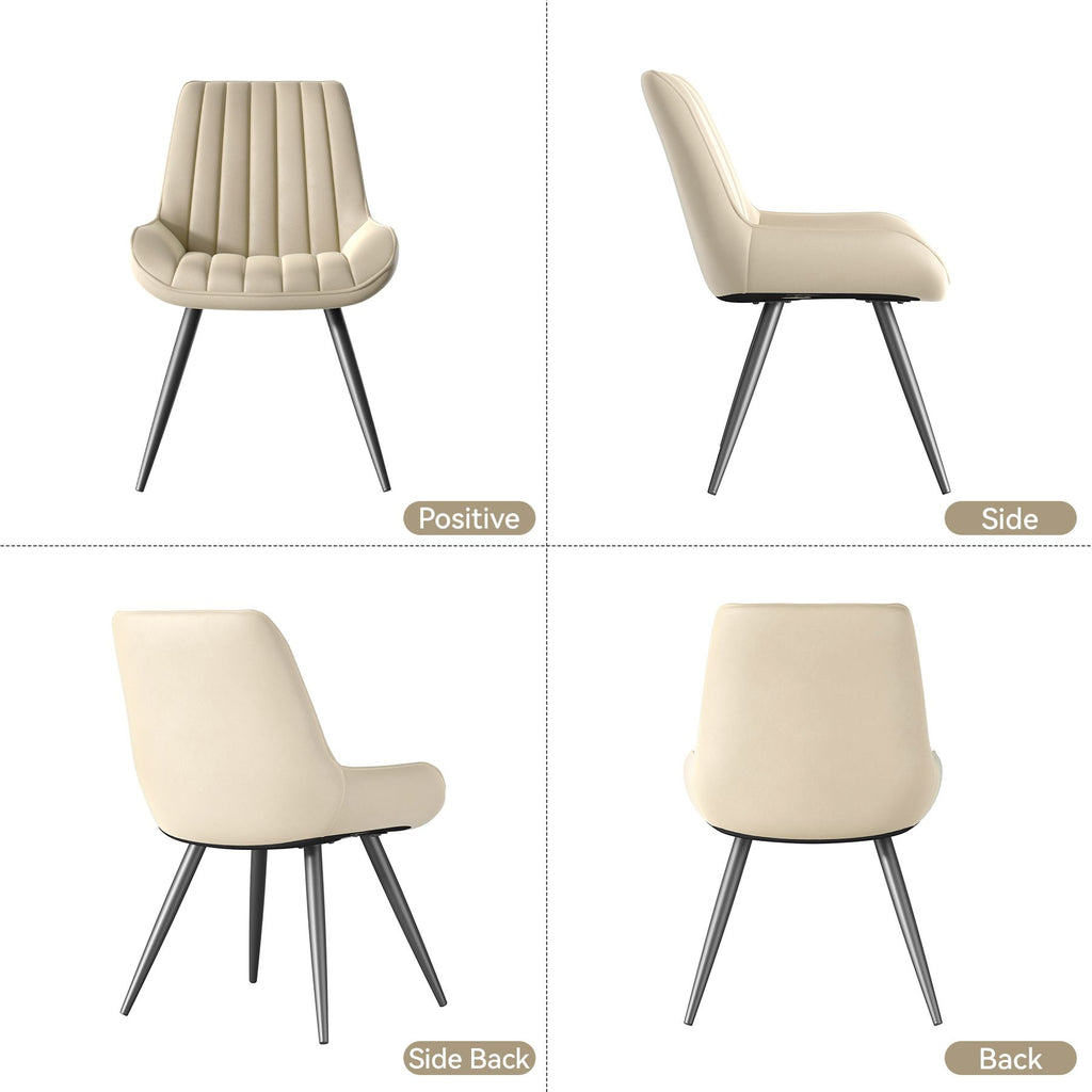 2-piece or 4-piece dining chair sets, suitable for use in dining rooms, living rooms and offices