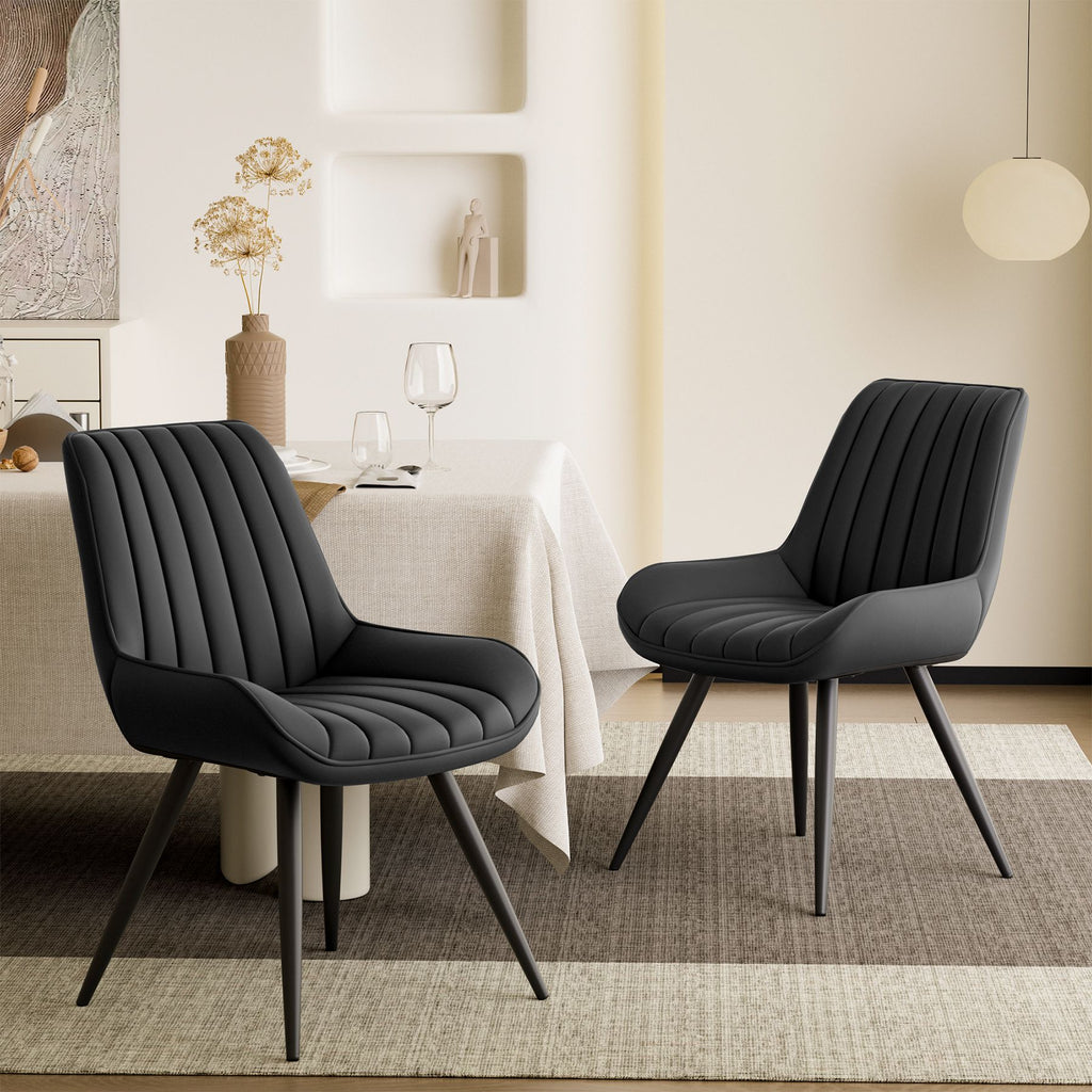 2-piece or 4-piece dining chair sets, suitable for use in dining rooms, living rooms and offices