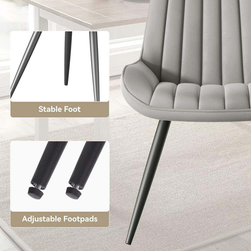 2-piece or 4-piece dining chair sets, suitable for use in dining rooms, living rooms and offices